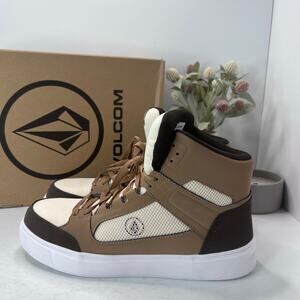 Volcom Evolve High Top Comp Toe EH Work Shoe Tan/Cream 30246 Men's 10.5M